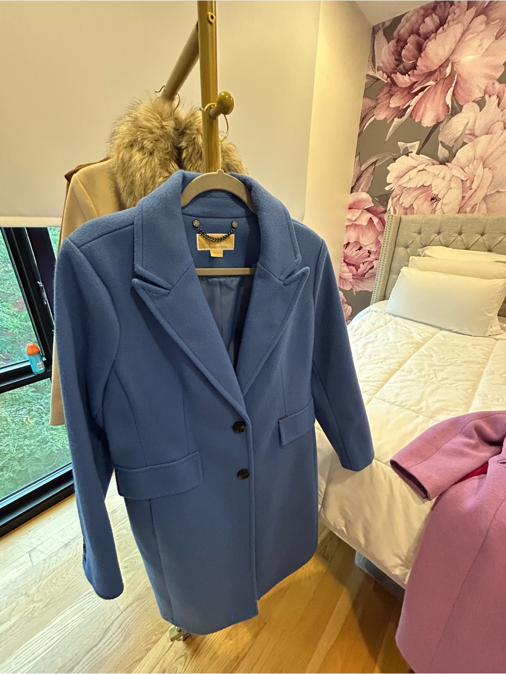 BRAND NEW - MICHAEL KORS WOOL COAT - Size Large